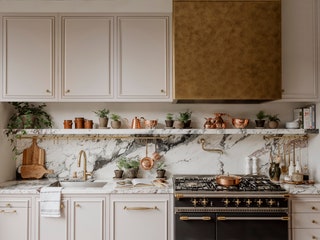 A statement range—especially a French one from La Cornue or Lacanche—is key to a French country kitchen. That is...