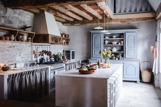 Exposed wood beams are quintessential to French country kitchens. This is proven by Sara Silm the author of How to...