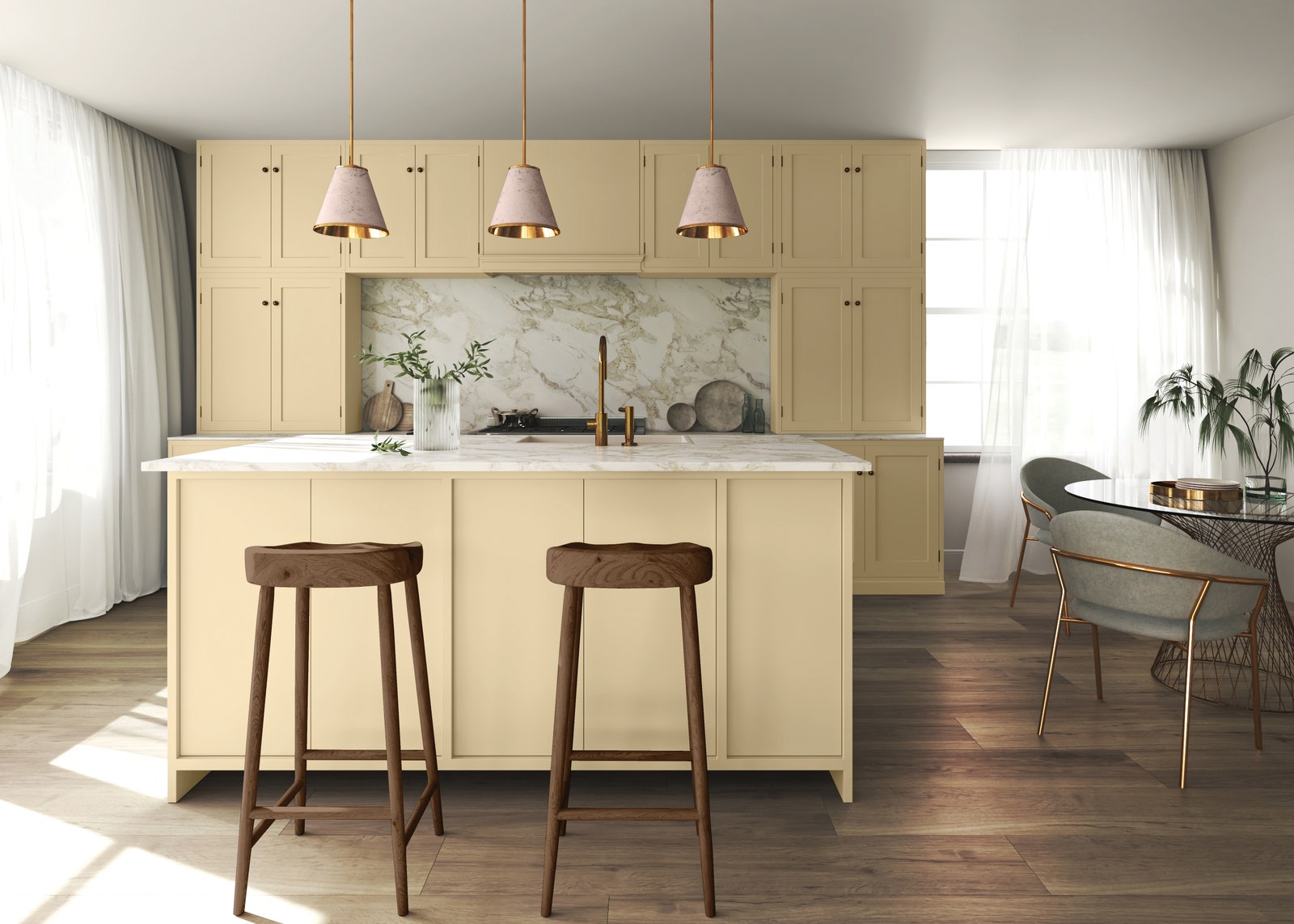 PPG 2024 Color of the Year kitchen design