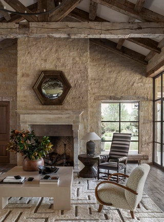 Here Ryan Street the founder of Ryan Street Architects in Austin also mixed contemporary and classic farmhouse while...